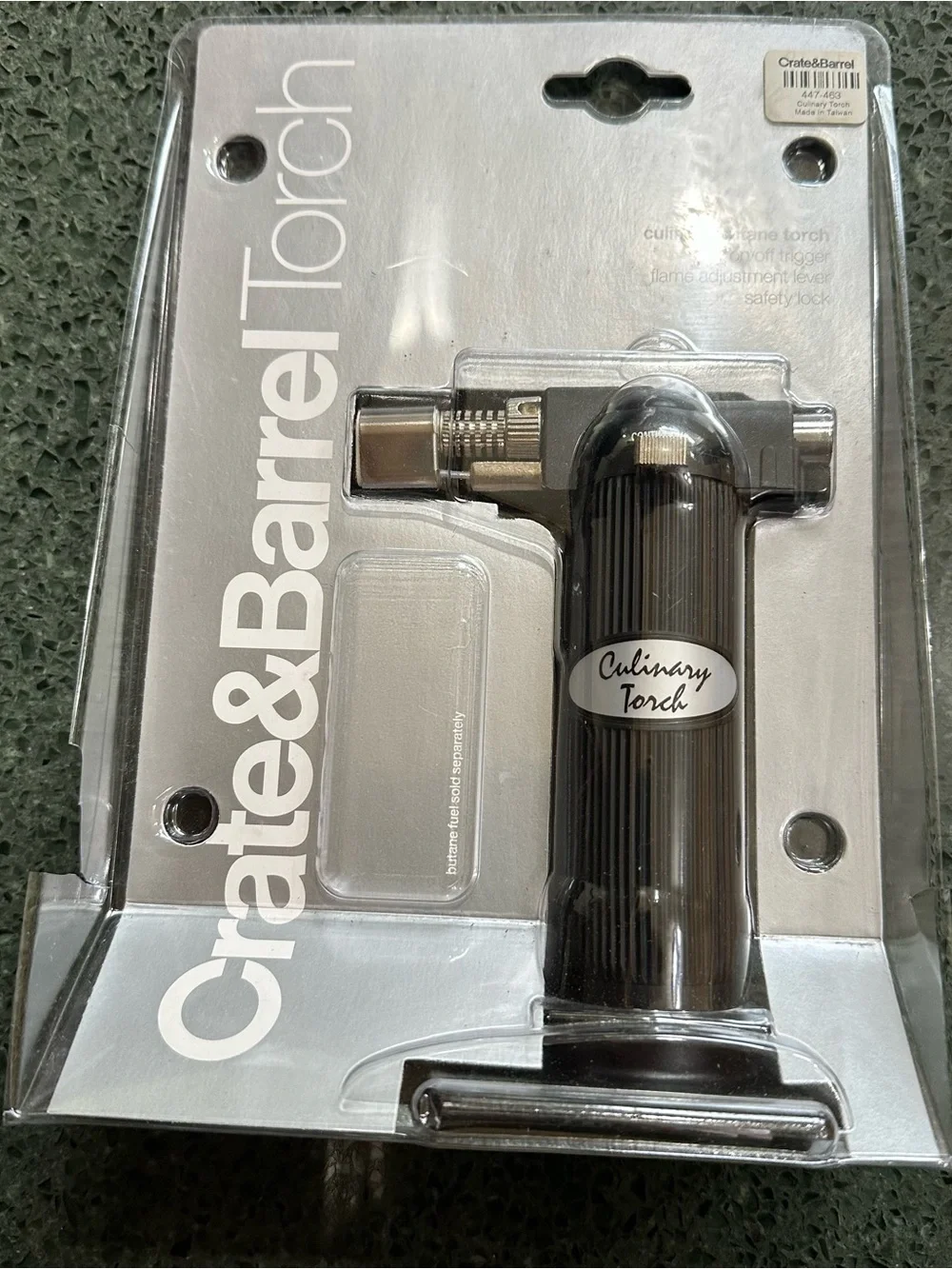 Crate & Barrel Culinary Butane Torch NEW
